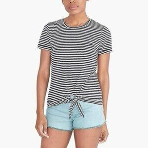 J crew striped pocket tee